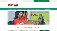 Desktop Screenshot of diskgaseagua.com.br